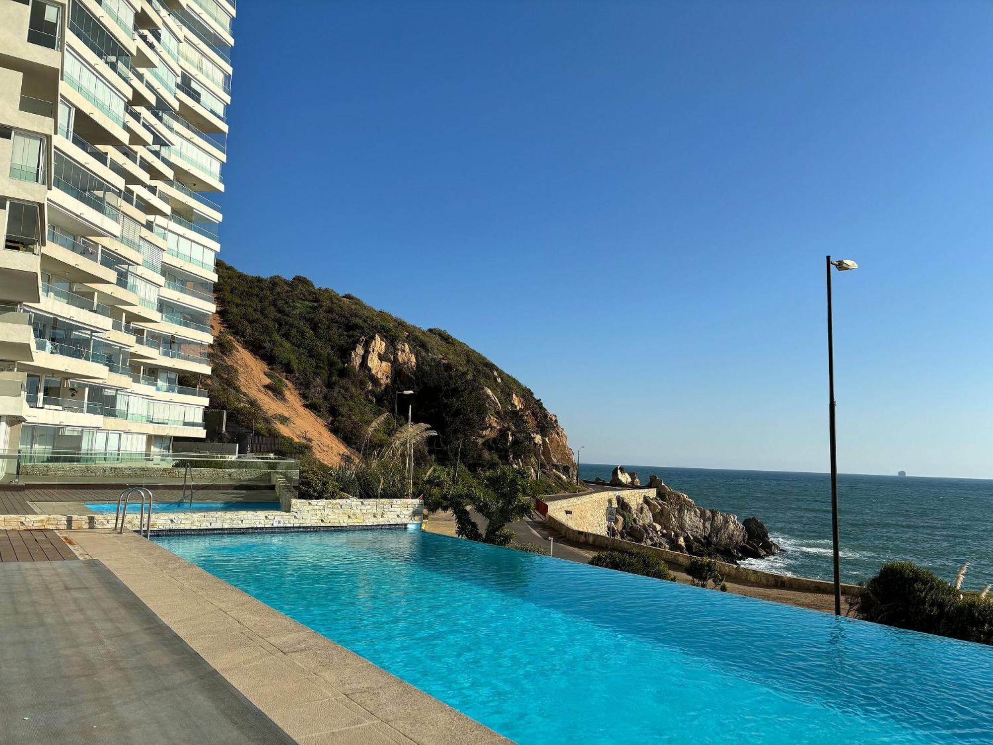 Apartamento Hermoso Depto En Borde Costero, Concón
